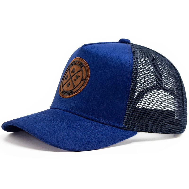 π§’π Snapback Trucker con Etichetta in Pelle β Stile Urban, Freschezza Totale! ππ§’