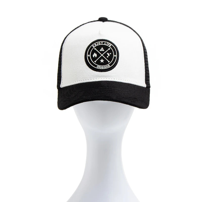 π§’π Snapback Trucker con Etichetta in Pelle β Stile Urban, Freschezza Totale! ππ§’