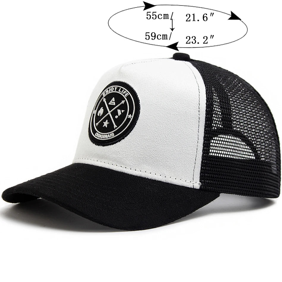 π§’π Snapback Trucker con Etichetta in Pelle β Stile Urban, Freschezza Totale! ππ§’