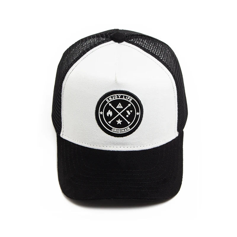 π§’π Snapback Trucker con Etichetta in Pelle β Stile Urban, Freschezza Totale! ππ§’
