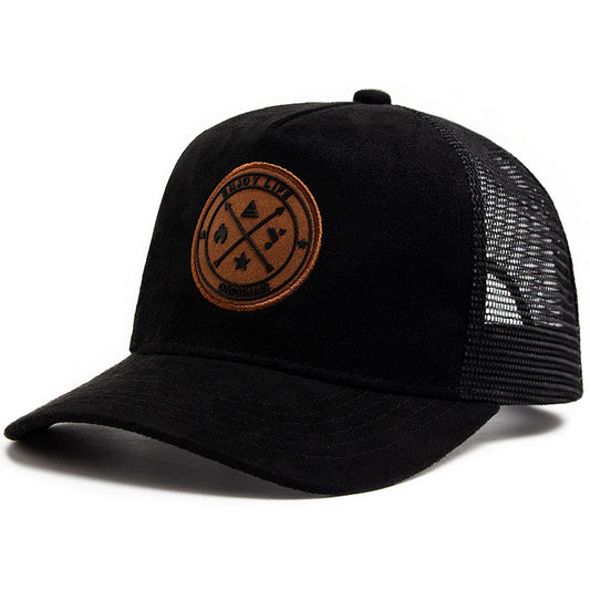 🧢🌞 Snapback Trucker con Etichetta in Pelle – Stile Urban, Freschezza Totale! 🌞🧢