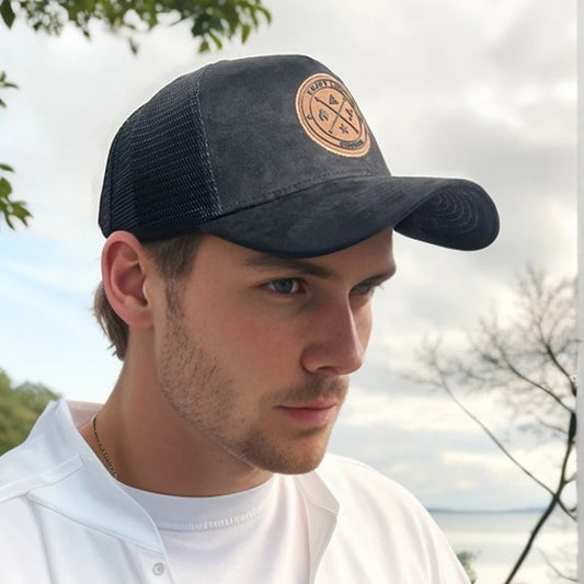 🧢🌞 Snapback Trucker con Etichetta in Pelle – Stile Urban, Freschezza Totale! 🌞🧢