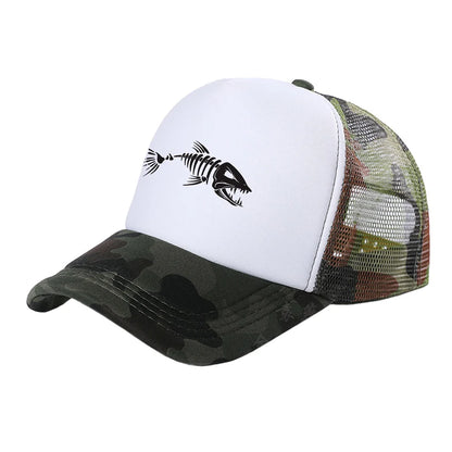 🧢🎣 Trucker Snapback Fishbone – Street Style con Anima da Pescatore! 🎣🧢