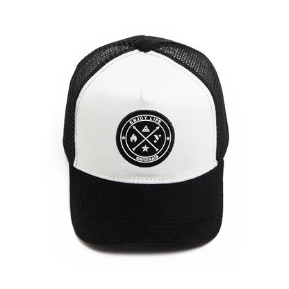🧢🌞 Snapback Trucker con Etichetta in Pelle – Stile Urban, Freschezza Totale! 🌞🧢